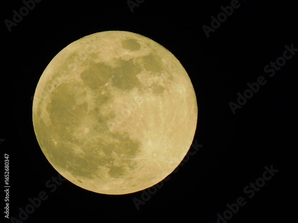 Obraz full moon over black