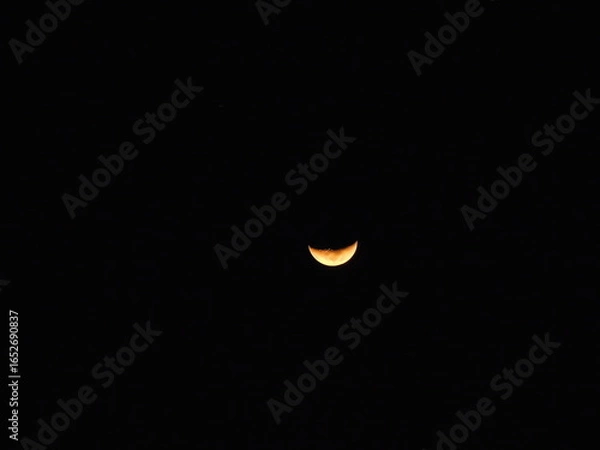 Fototapeta moon on a dark background