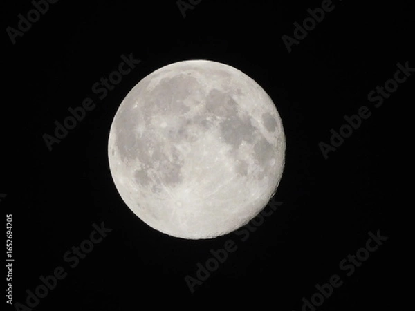 Obraz full moon over black