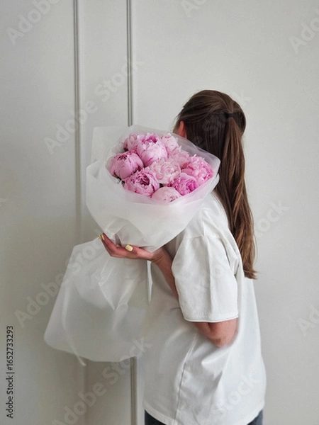 Obraz girl with a gift