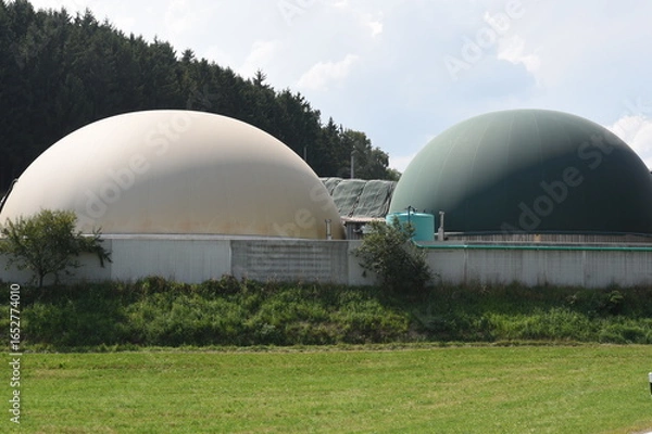 Obraz Biogasanlage