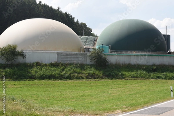 Obraz Biogasanlage