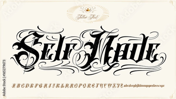 Fototapeta Zestaw do tatuażu Self Made