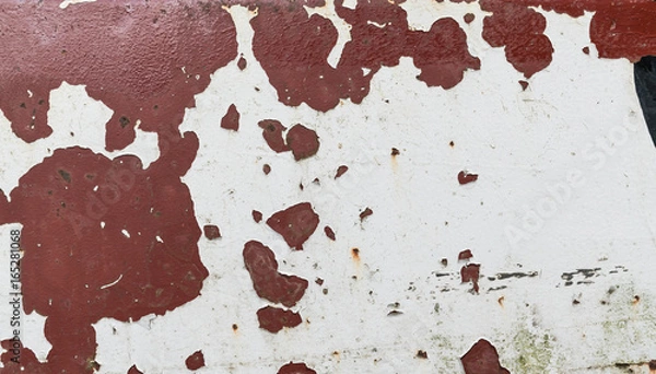 Obraz PEELED WHITE TEXTURE WALL