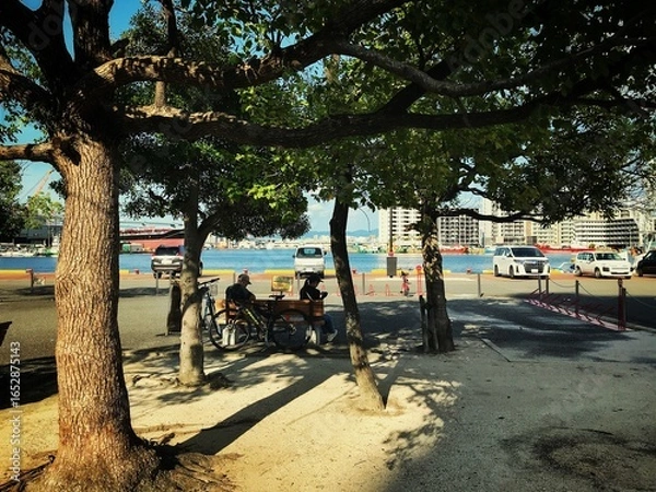 Obraz people on the beach