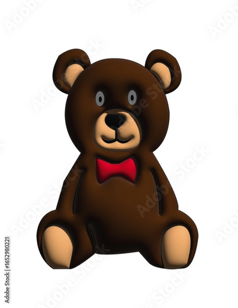 Fototapeta 3D tedy bear 