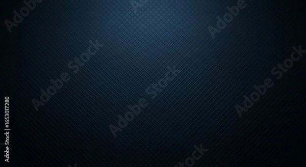 Obraz Dark blue textured background with subtle grid pattern and gradient effect