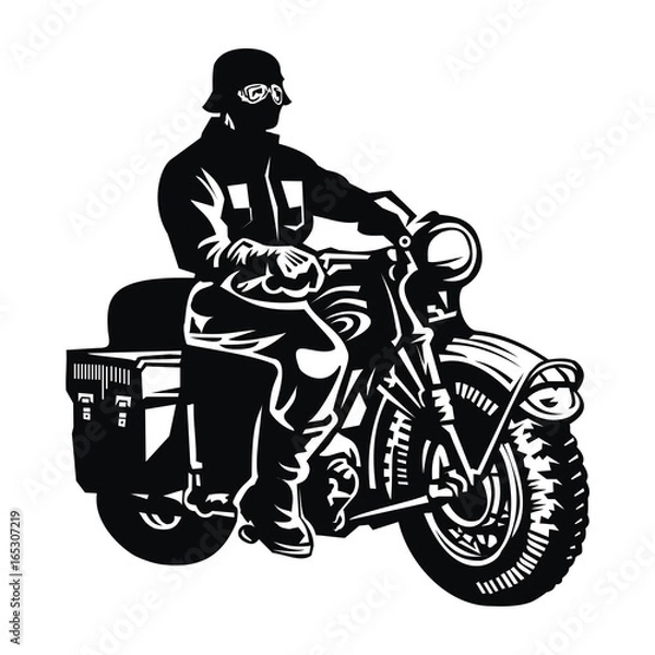 Fototapeta biker