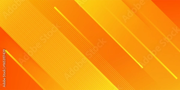 Obraz Abstract orange gradient vector background.