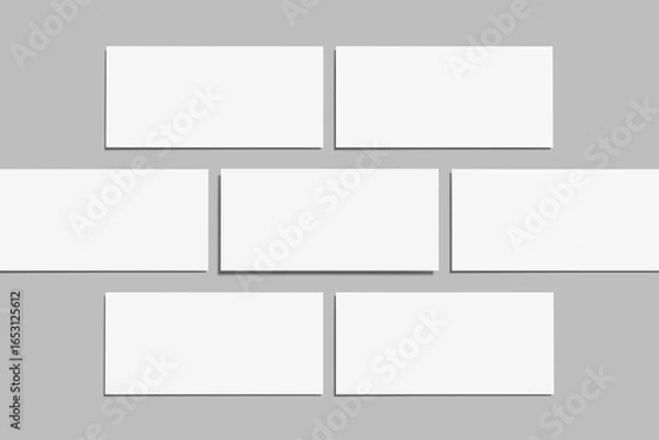 Fototapeta gift voucher blank mockup