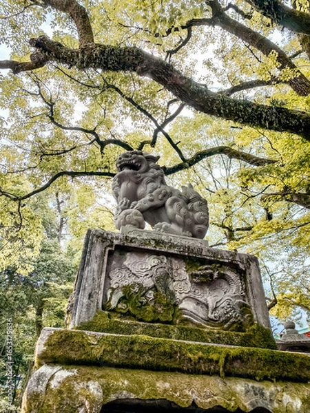 Fototapeta statue of a lion
