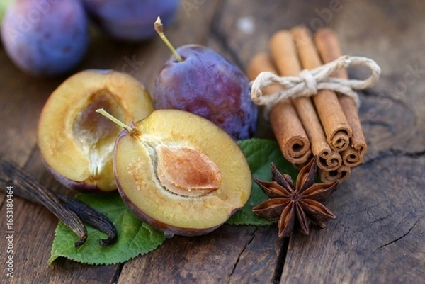 Obraz Frische Pflaumen