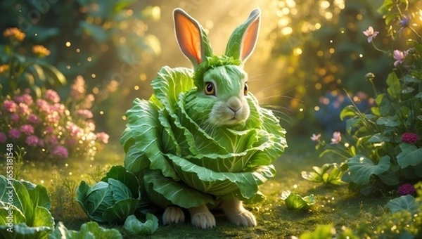 Obraz easter bunny in grass