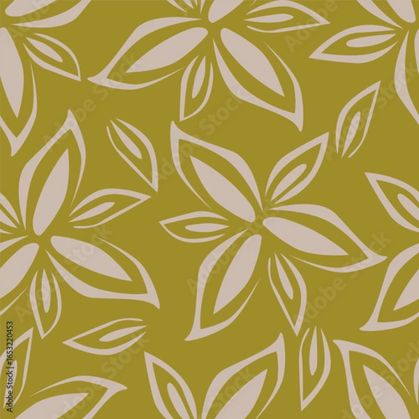 Fototapeta seamless floral pattern