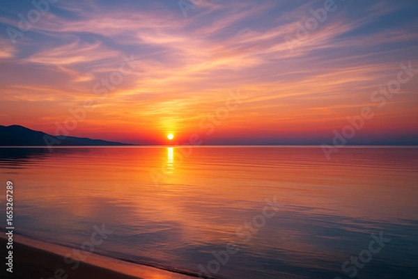 Obraz sunset over the sea