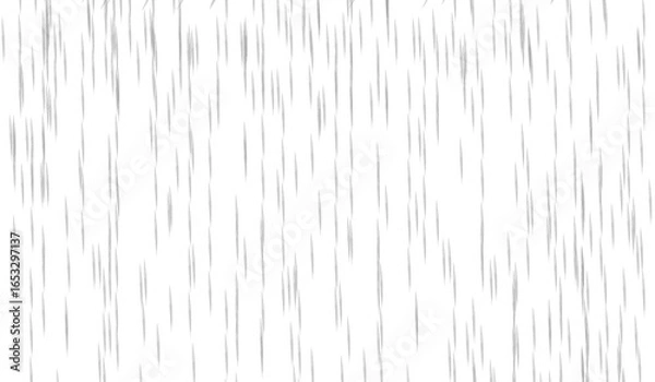 Fototapeta A realistic falling rain overlay for photo editing. An isolated texture of raindrops on a transparent background. A high-resolution PNG effect to add a rainy day atmosphere to any image.