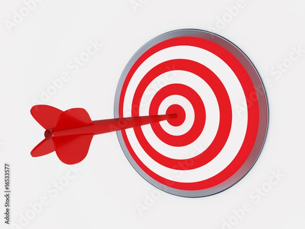 Obraz dart on target