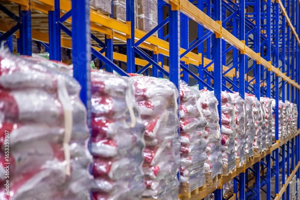 Obraz Logistik, Lagerhalle, Regelsystem