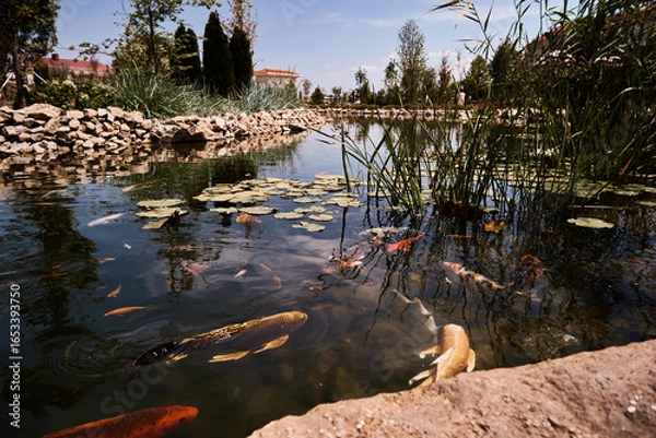 Obraz river with fish