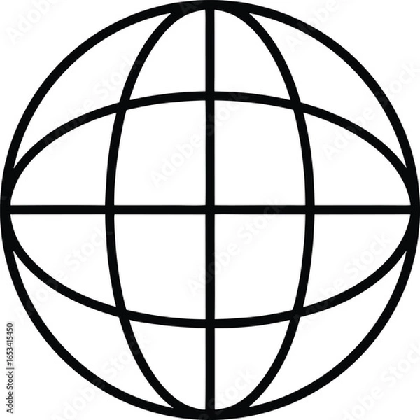Fototapeta Globe Icon