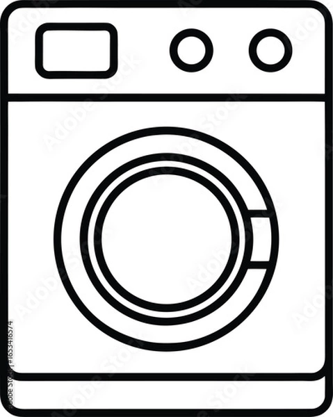 Fototapeta Washing Machine Icon