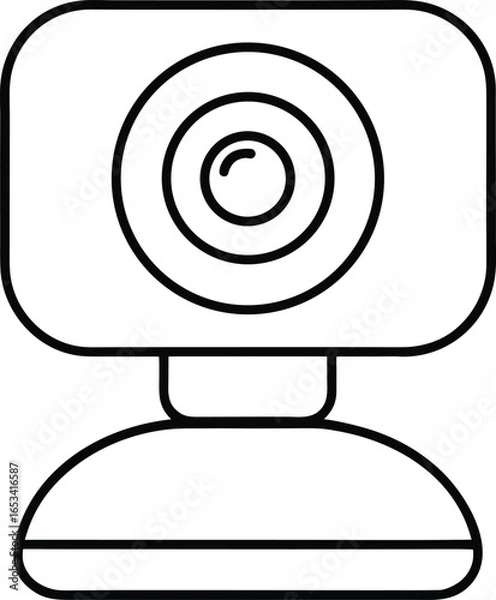Fototapeta Webcam Icon