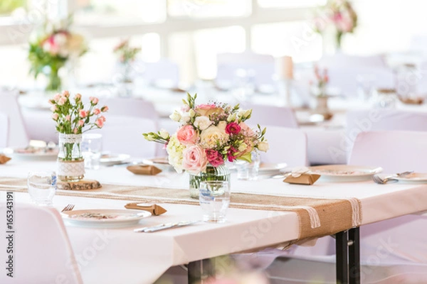 Fototapeta Tischdekoration