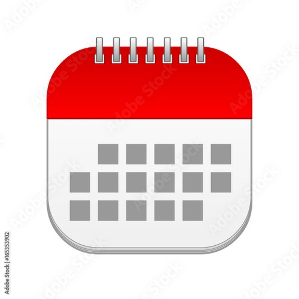 Fototapeta calendar with weeks