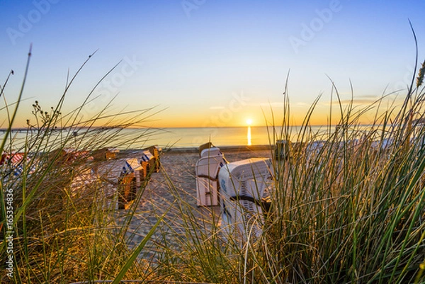 Obraz Strandkörbe am Strand