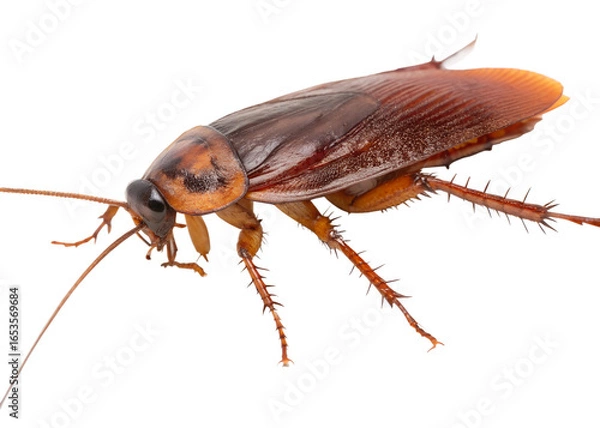 Obraz cockroach on white background