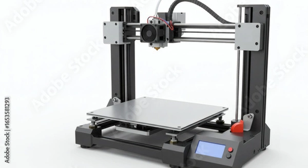 Fototapeta Compact 3D Printer Precision Printing for Creative Projects and Prototyping