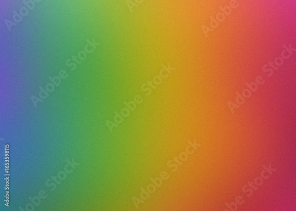 Obraz Pixelated rainbow gradient background with vibrant colors