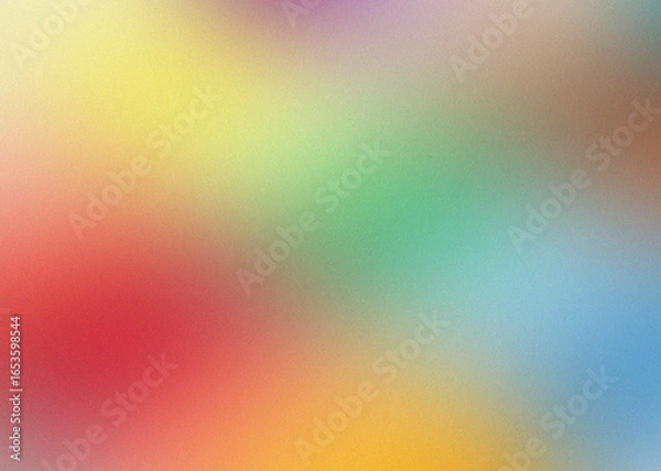 Obraz Abstract pixelated rainbow gradient background with soft blending colors