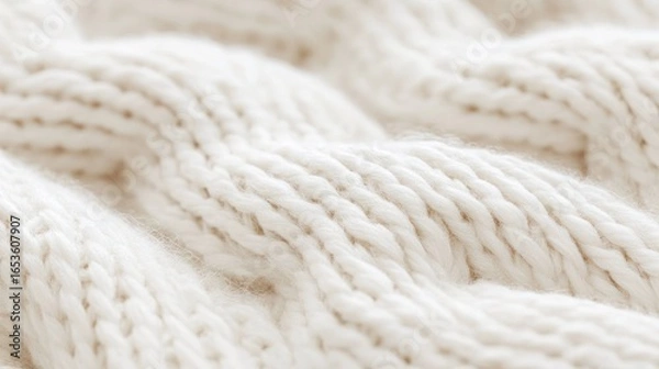 Fototapeta Close-up Knitted Fabric Texture