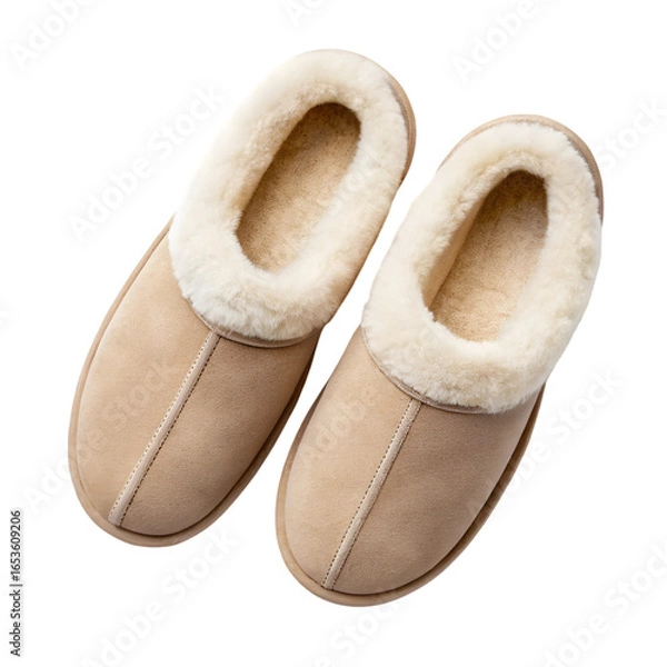 Obraz slippers isolated on white background