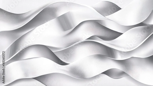 Obraz Elegant monochrome wave pattern ideal for backgrounds and abstract designs use