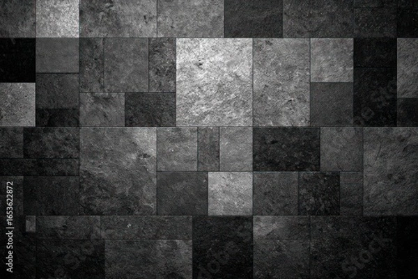 Obraz Grey stone tile pattern