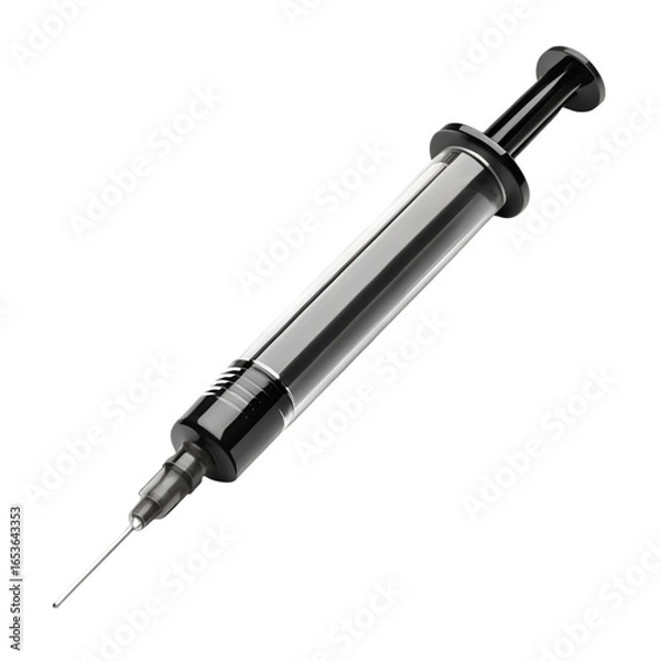 Obraz syringe on white background