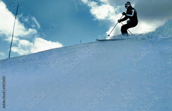 Fototapeta skier
