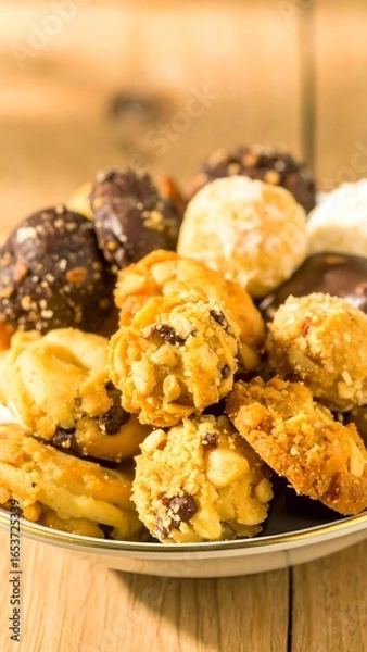 Obraz Assorted cookies on a plate (2)