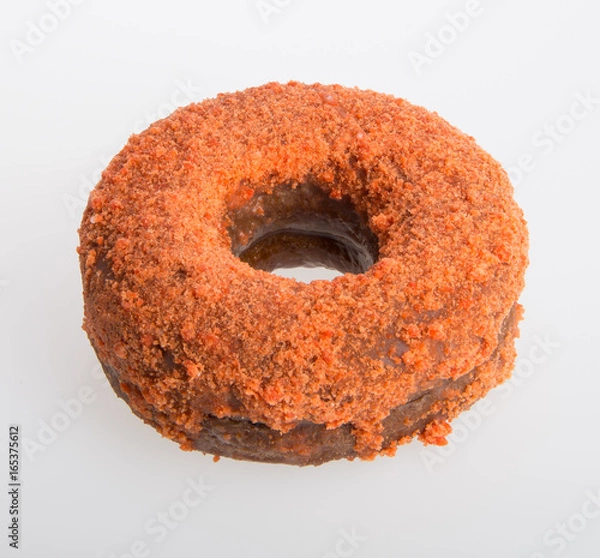 Obraz donut or fresh donut on a background.