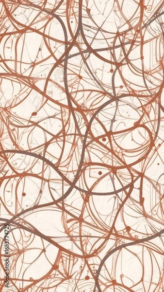 Fototapeta Abstract interwoven lines pattern