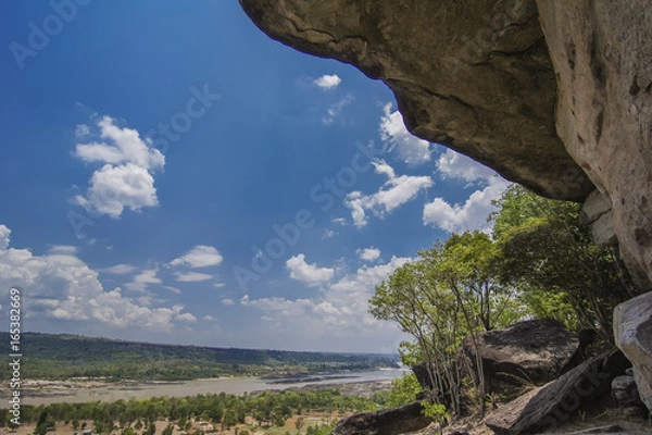 Fototapeta Pha Taem Cliff National Park, Ubon Ratchathani, Thailand

