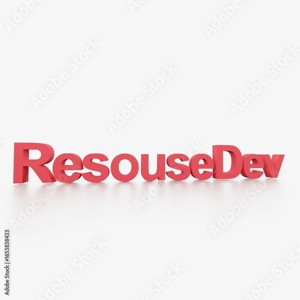 Obraz resouse Dev リソース　開発　3dtext