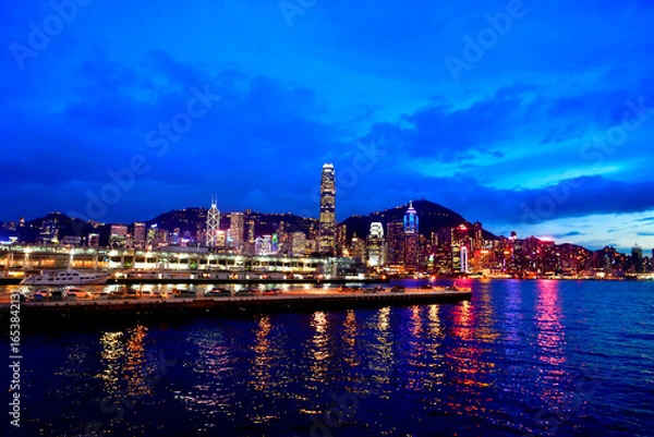 Fototapeta 香港の夜景