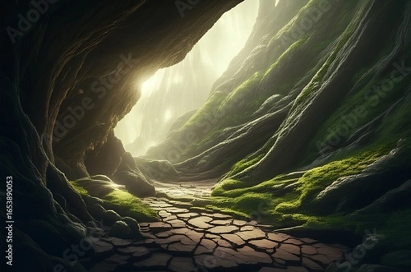 Obraz Abstract 3d render of a stone