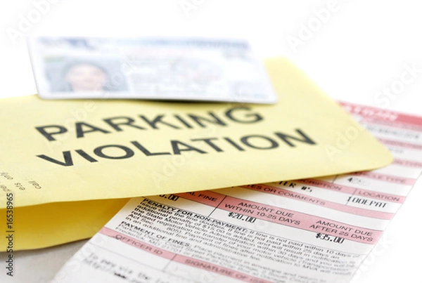 Obraz Parking ticket