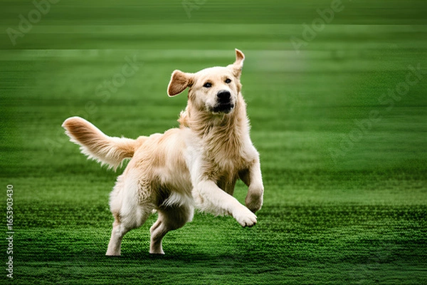 Obraz The Dog Chasing something