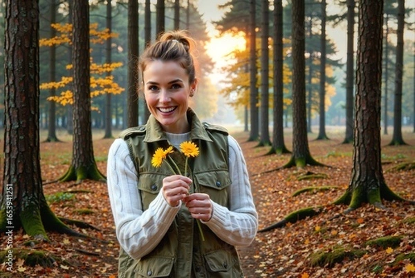 Fototapeta Ludzie w różnych sytuacjach życiowych zadowoleni ze swojego statusu i miejsca na ziemi. Szczęście i zrelaksowanie widać na twarzy. 