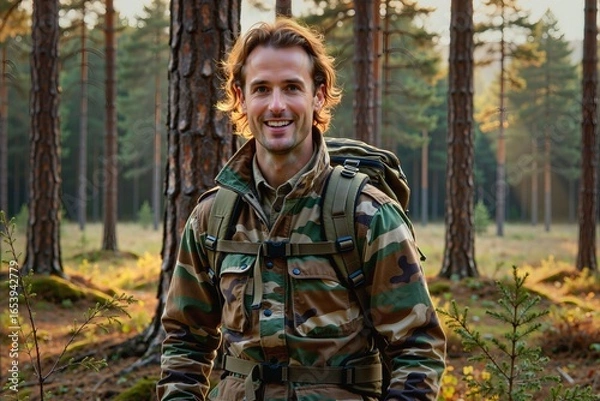 Fototapeta  Ludzie w różnych sytuacjach życiowych zadowoleni ze swojego statusu i miejsca na ziemi. Szczęście i zrelaksowanie widać na twarzy. Klasa sama w sobie.